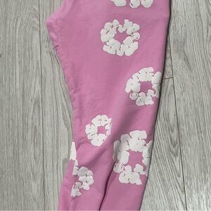Pink Floral Sweatpants